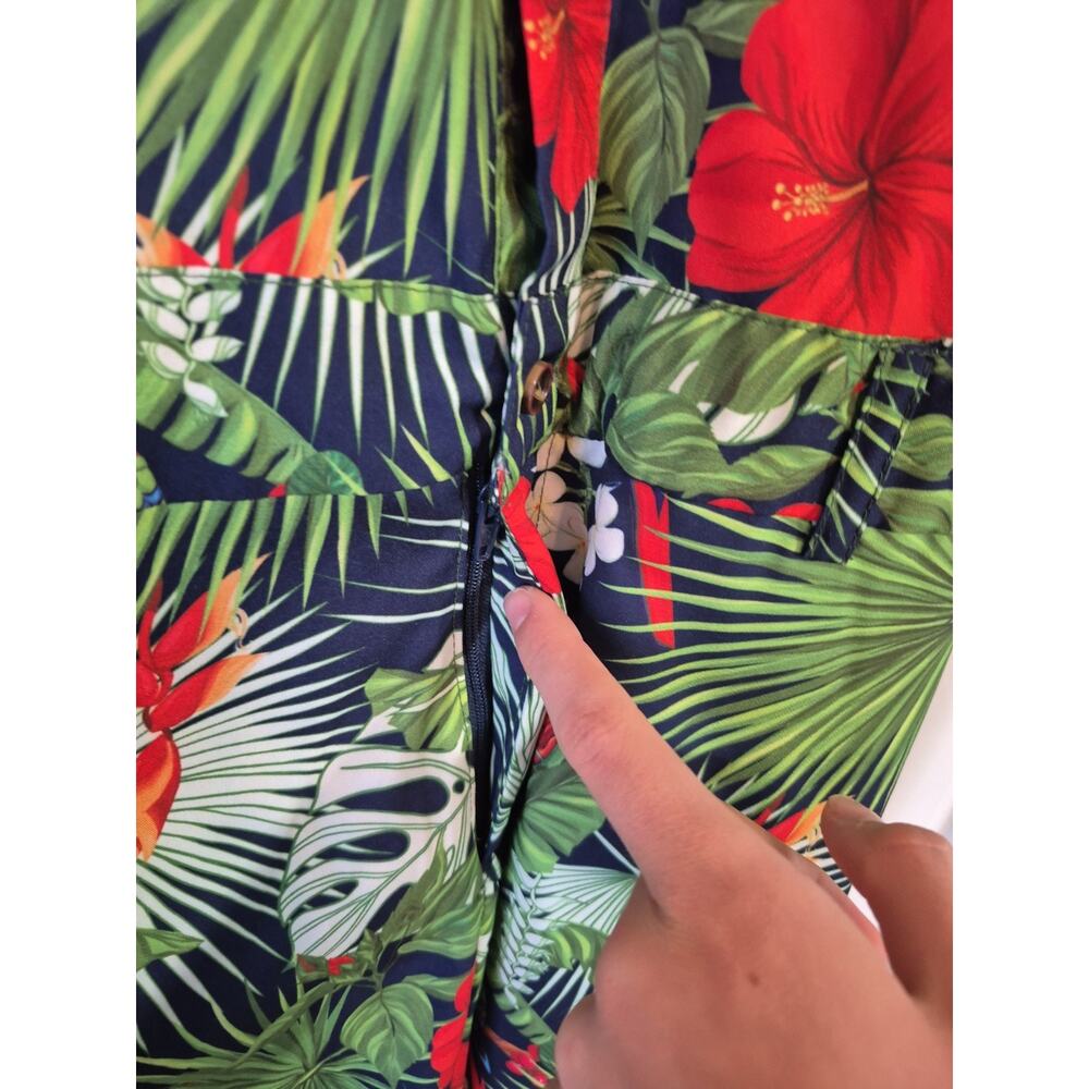Romper Jack Men's Jungle Multicolor Print Romper Medium New - Picture 9 of 14